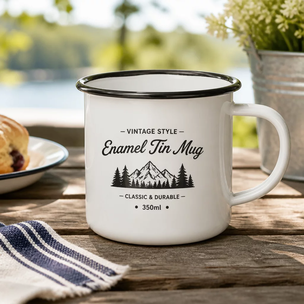 Enamel Tin Mug 350ml