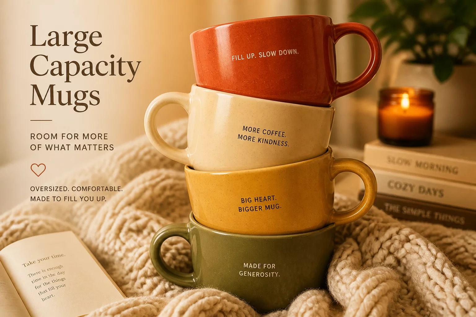 Large Capacity Mugs