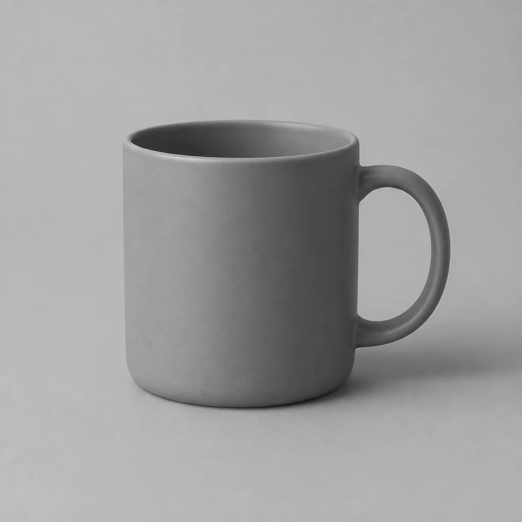 Minimalist Gray Mug 300ml